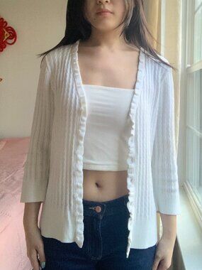 Cotton Cable-Knit Cardigan